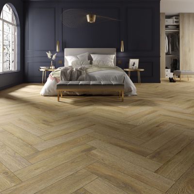 CHENE PRALIN - Parquet stratifié BATON ROMPU 12 mm