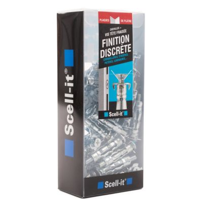 Cheville d'expansion Scell It M5x37 + vis tête fraisée, 50 pièces