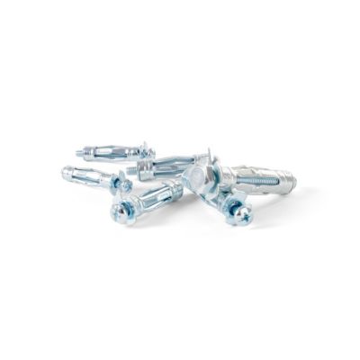 Cheville mécanique à expansion M8x53 + vis tête cylindrique M8x60 prémontées, 6 pièces