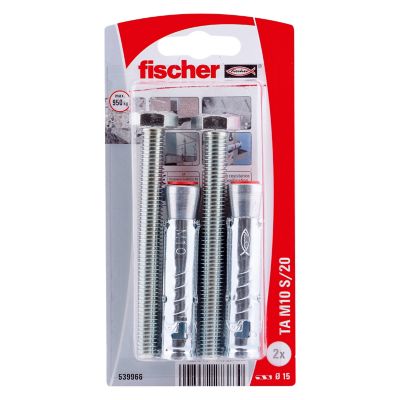Cheville métallique à douille Fischer BT 10 x 80 mm, 4 pièces