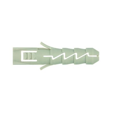 Cheville pour murs pleins vendue par 30 Diall en nylon Ø.6 x L.30 mm