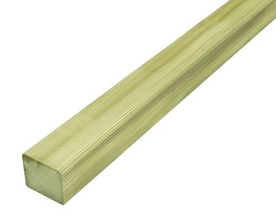 Chevron traité classe 3 vert, L.400 cm - 70 x 60 mm