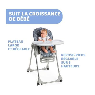 CHICCO - Chaise Haute Polly Easy Pinguin