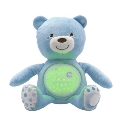 CHICCO Ourson Projecteur Baby Bear Bleu First Dreams