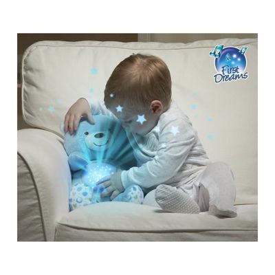 CHICCO Ourson Projecteur Baby Bear Bleu First Dreams