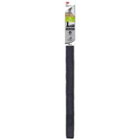 Chien de porte sol lisse crochet adhésif Premium gris 80 cm 3M
