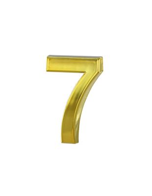 32nd Número De Puerta De Plástico ABS Con Efecto Dorado, 7,5