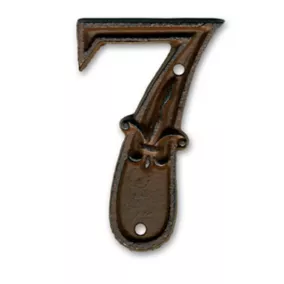 Chiffre "7" en fonte H.12 cm