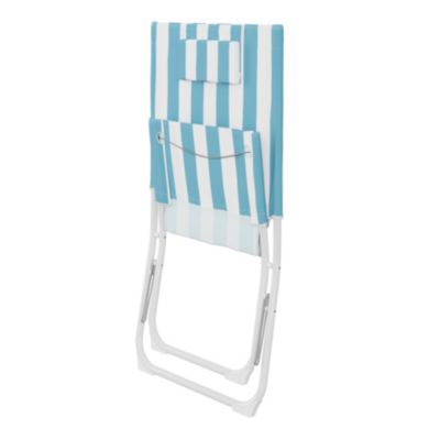 Chilienne Curacao rayure bleu pliable