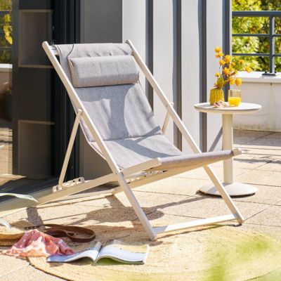 Chilienne de jardin empilable pliable Lunivia argile - Hespéride
