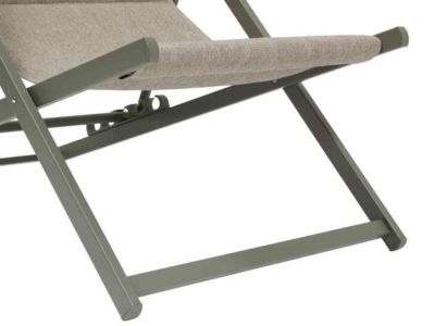 Chilienne de jardin empilable pliable Lunivia vert laurier - Hespéride