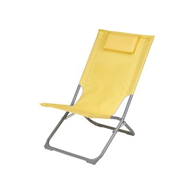Chilienne en métal et toile Curacao jaune