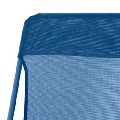 Chilienne en métal et toile GoodHome Joline bleu