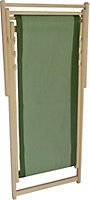 Chilienne verte avec bordure 55 x 106 cm
