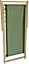 Chilienne verte avec bordure 55 x 106 cm