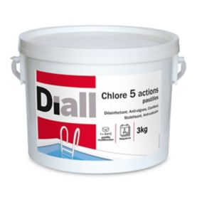 Chlore 5 Actions Pastilles 3kg pour Piscine