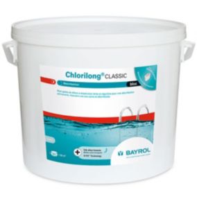 Chlore Bayrol Chlorilong Classic Bloc 500 g Traitement d eau - 10 kg -