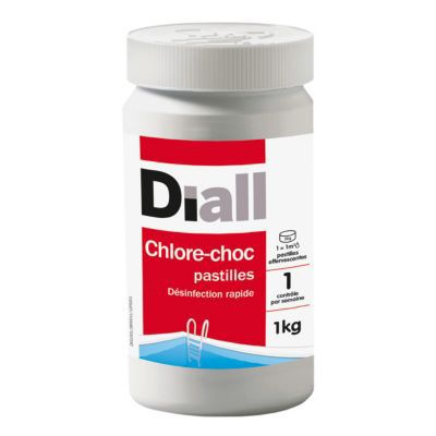 Chlore en pastilles - Pot de 1kg