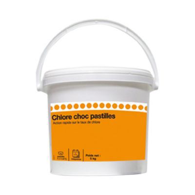Chlore Choc Pastilles 5kg pour Piscine