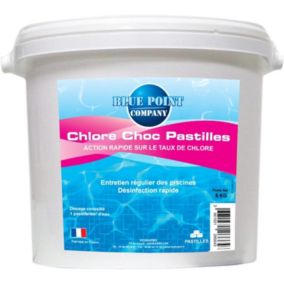 Chlore Choc Piscine Pastilles Traitement Eau Verte, Trouble, Algues et Les Micro-Organismes 5KG
