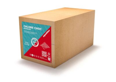 Chlore choc pour piscine granulés 10kg Aquablue