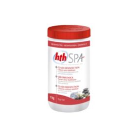 Chlore choc sans stabilisant Flash Désinfection pour spa 1 kg - HTH