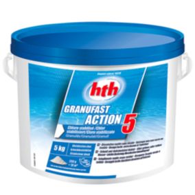 Chlore choc stabilisé hth GRANUFAST Action 5 - 5 kg -