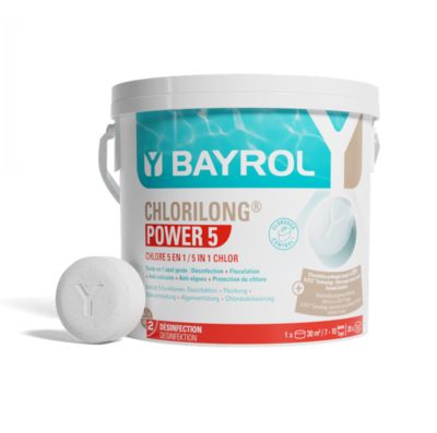 Chlore galets Chlorilong Power 5 Bayrol 5 kg