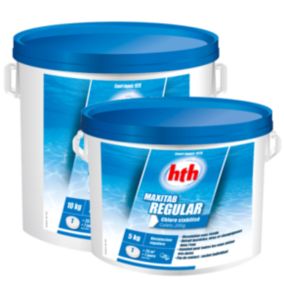 Chlore lent stabilisé hth MAXITAB Regular - Galets 200g - 5 kg