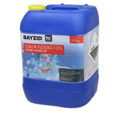 Chlore Liquide 48degrée Bayzid 1 x 25 Kg (20 L), Désinfection Rapide Et ...
