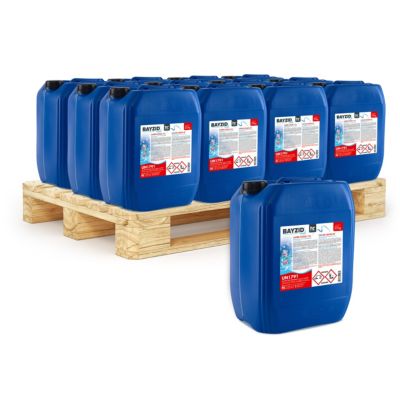 Chlore Liquide 48degrée Bayzid 12 x 25 Kg (20 L), Désinfection Rapide ...