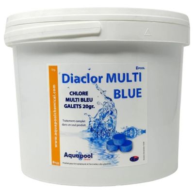 Chlore Multi Blue Pastilles de 20g Multifonctions - Traitement Tout-en ...