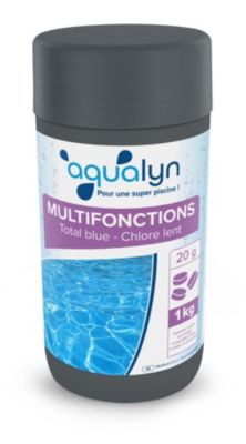 Chlore multifonction en pastilles 20 g pot 1 kg Aqualyn Unité      Unité