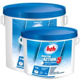 Chlore multifonction hth MAXITAB Action 5 galets 200g - 10 kg