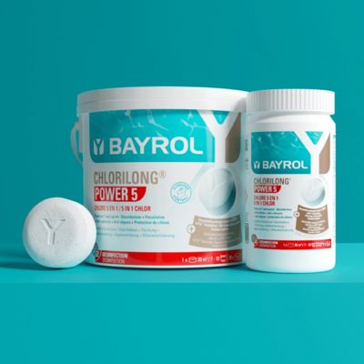 Chlore multifonctions Bayrol Chlorilong Power 5 fonctions - 1 kg
