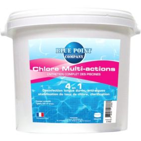 Chlore Multifonctions - Traitement Tout-en-Un à Multiples Actions/Galets de Chlore - 5KG