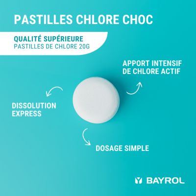 Chlore pastilles Chloriklar Bayrol 1 kg