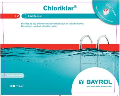 Chlore pastilles Chloriklar Bayrol 5 kg