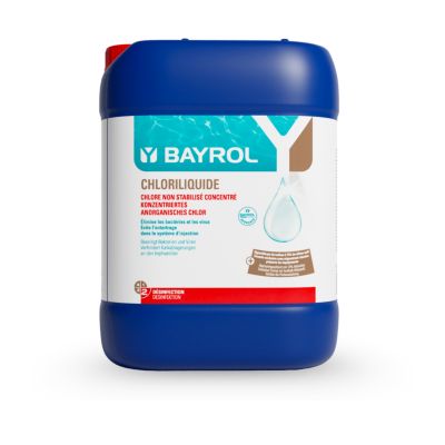 Chloriliquide à base de chlore non-stabilisé pour piscine 20l Bayrol