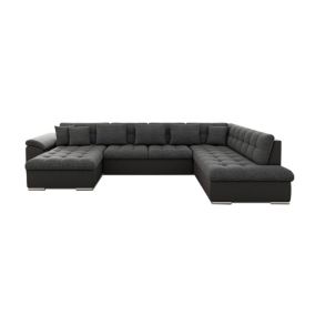 Chuck - canapé panoramique XXL - convertible avec coffre - 7 places - droit - Best Mobilier