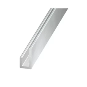 Cimaise aluminium brut 20 x 10 x 10 mm, 1 m