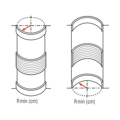Cimaise flexible simple et plate, design linéaire - Orac Decor - L200xp0.9xH3.1cm - Carton 100 mètres - P5021F