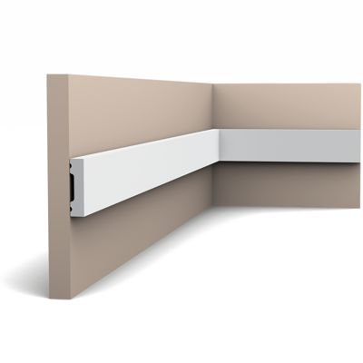 Cimaise simple et multifonctionnelle - Orac Decor - L200xp1xH4cm - Carton 20 mètres - SX162