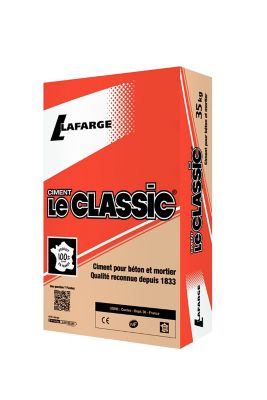 Ciment Le Classic ECOPlanet 32,5R CE NF - Lafarge - en sac Protect de 35 KG