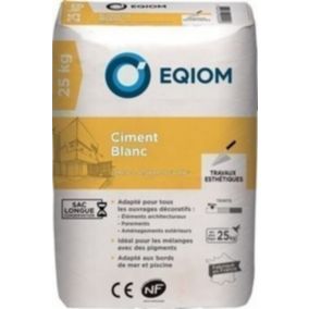 Ciment blanc Eqiom 42.5 N 25kg