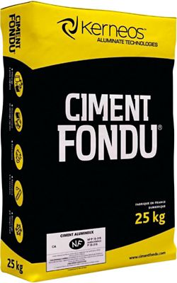 Ciment fondu 25kg sale