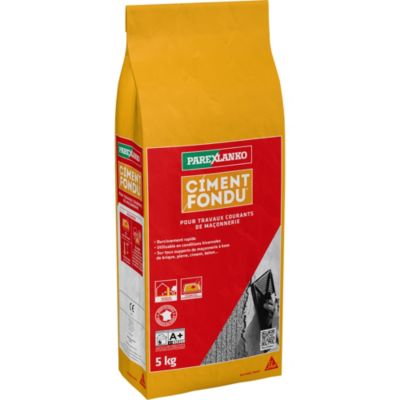Ciment fondu pour travaux courants de maçonnerie 5 kg Parexlanko