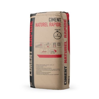 Ciment naturel prise rapide sac 18 KG