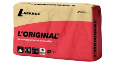 Ciment pour beton et mortier L original EcoPlanet sac protect 25kg Lafarge