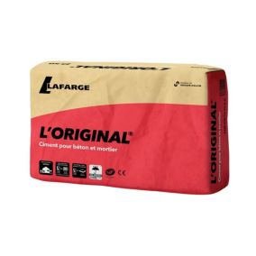 Ciment pour béton et mortier L'original EcoPlanet sac protect 25kg Lafarge